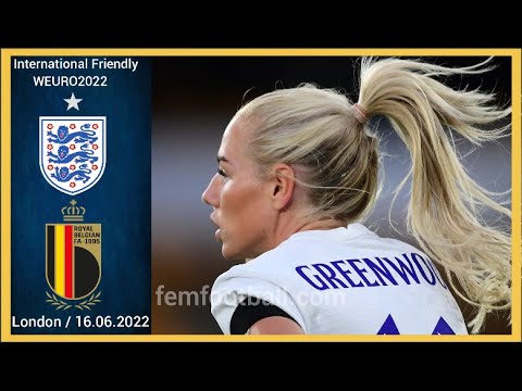 [3-0] | 16.06.2022 | England vs Belgium | Women's International Friendly | #WEURO2022