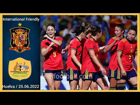 [7-0] | 25.06.2022 | Spain vs Australia | Women Football International Friendly #WEURO2022