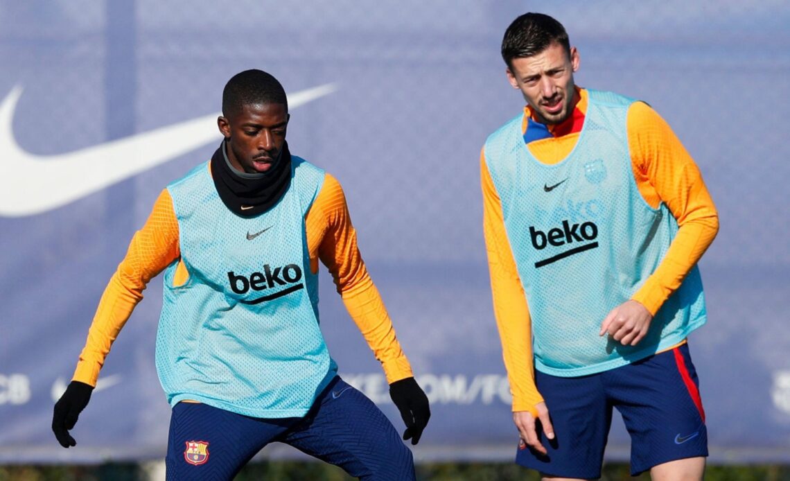 Ousmane Dembele and Clement Lenglet