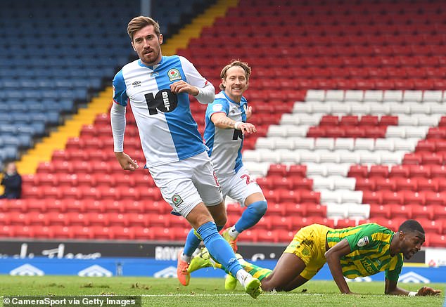 Bournemouth are close to reaching an agreement with free agent central midfielder Joe Rothwell (left) after the 26-year-old allowed his contract at Blackburn Rovers to run down