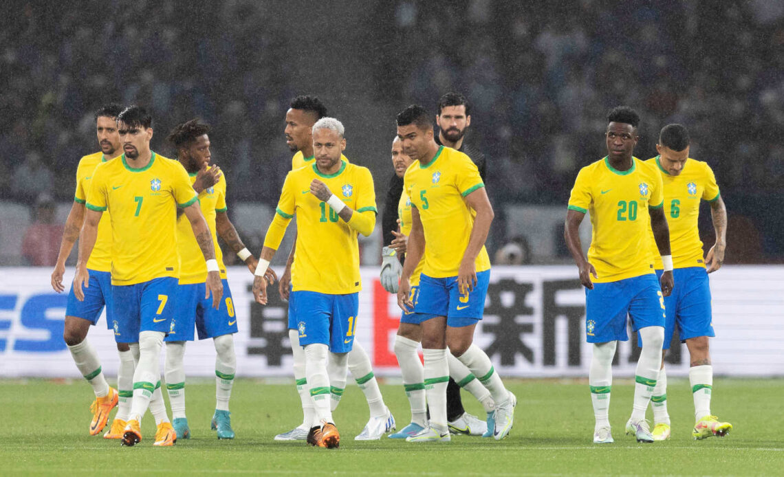 Brazil during their recent Kirin Cup match against Japan in Tokyo