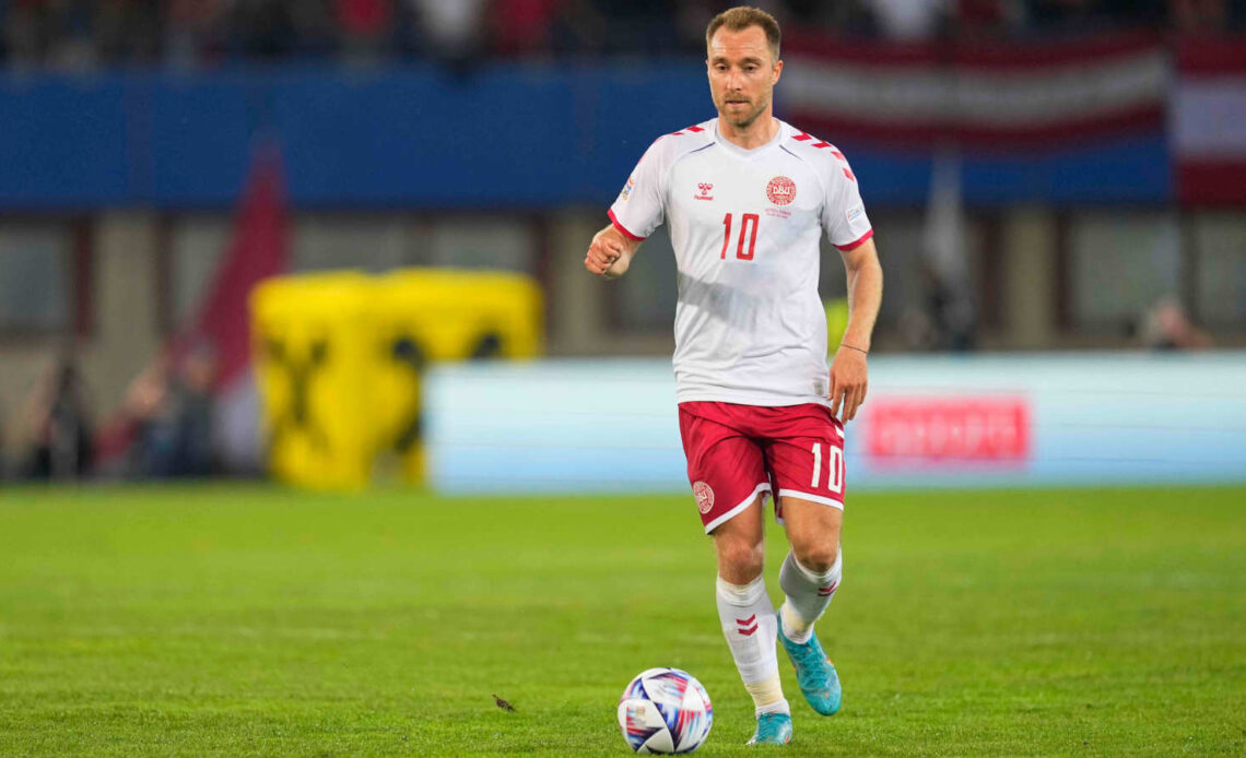 Christian Eriksen of Denmark is wanted by Spurs, Brentford and Manchester United