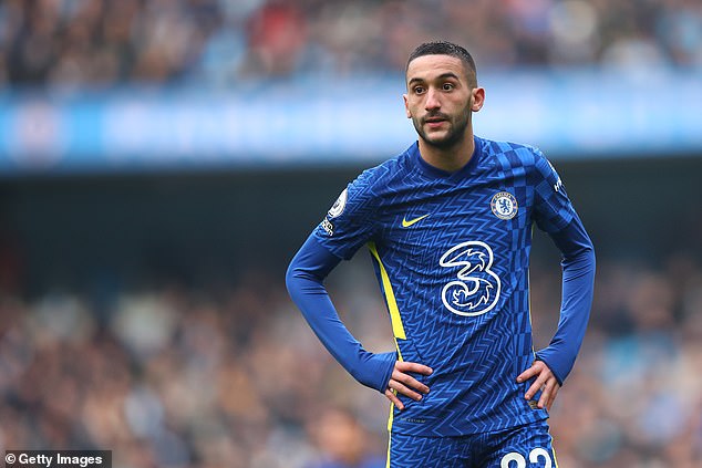 AC Milan have a long-held interest in Chelsea winger Hakim Ziyech (above)