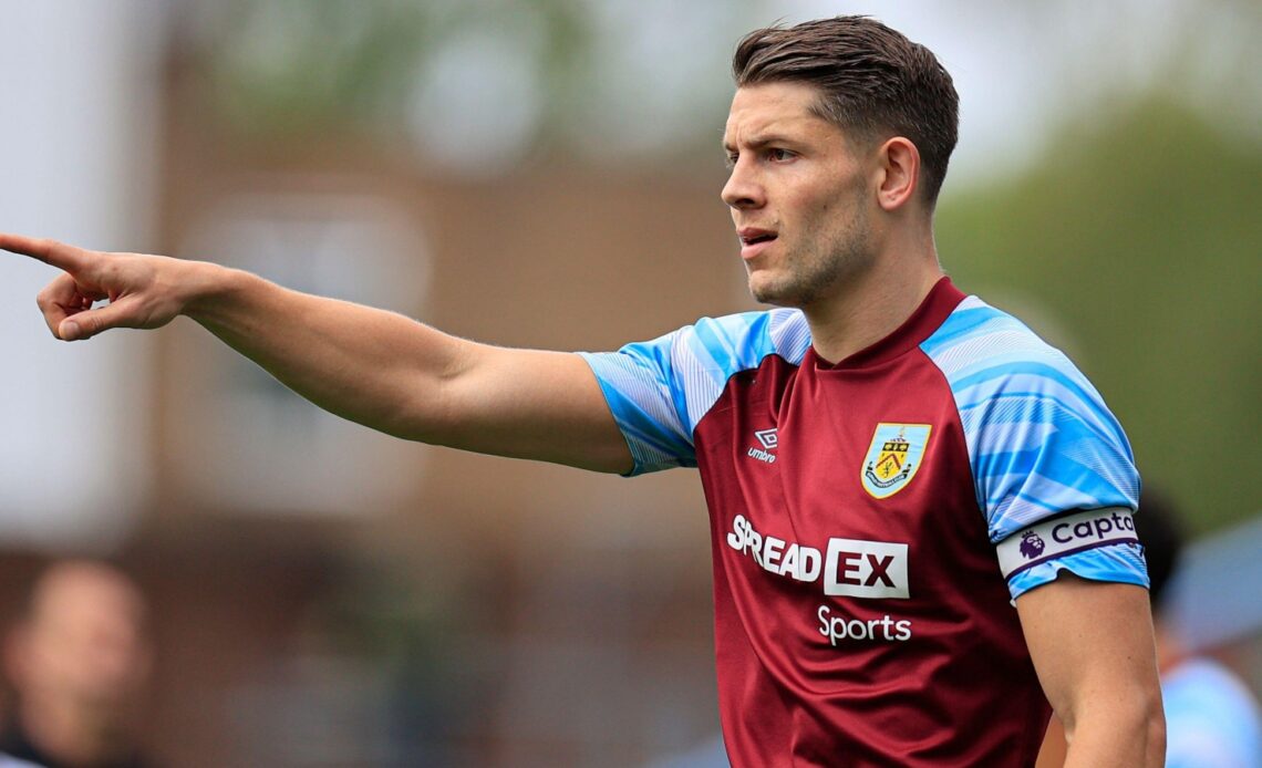 Burnley defender James Tarkowski during a match