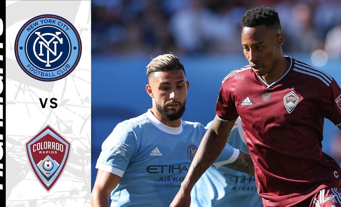 HIGHLIGHTS: New York City FC vs. Colorado Rapids | June 19, 2022