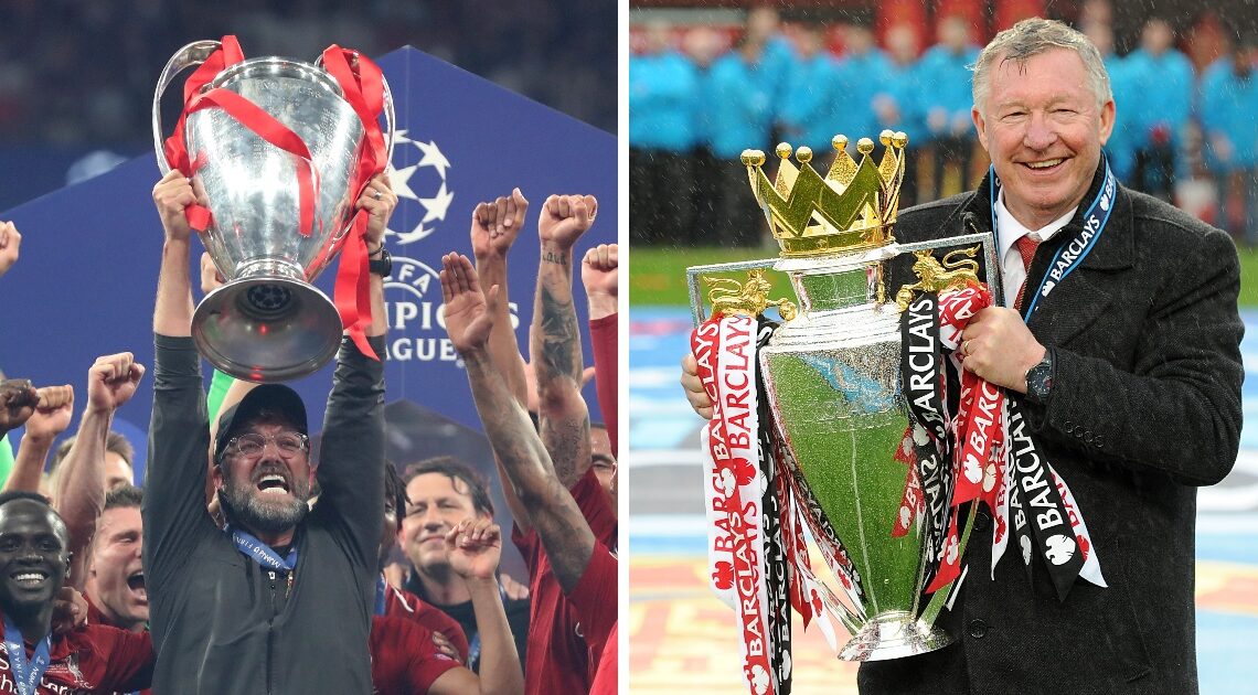 How Klopp's first 7 years at Liverpool compare with SAF's last 7 at Man Utd