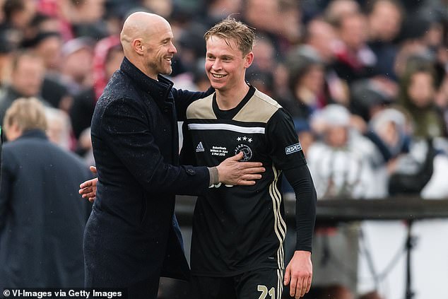 Erik ten Hag is hopeful of linking up with Frenkie de Jong again after their time at Ajax