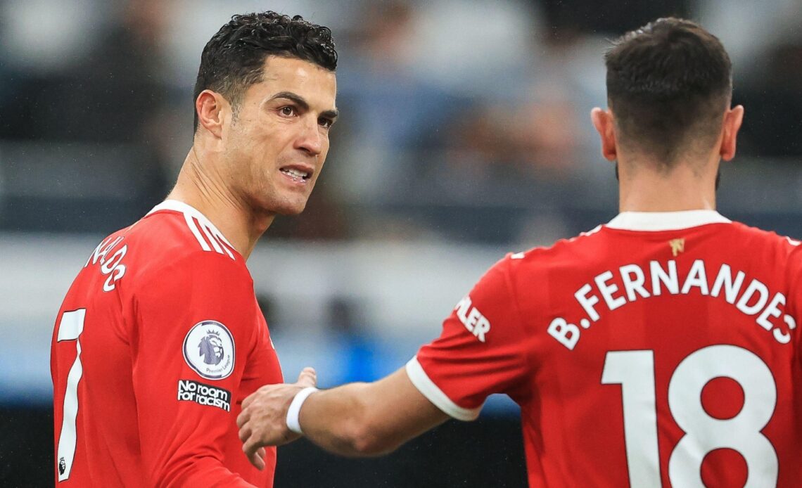 Manchester United duo Cristiano Ronaldo and Bruno Fernandes