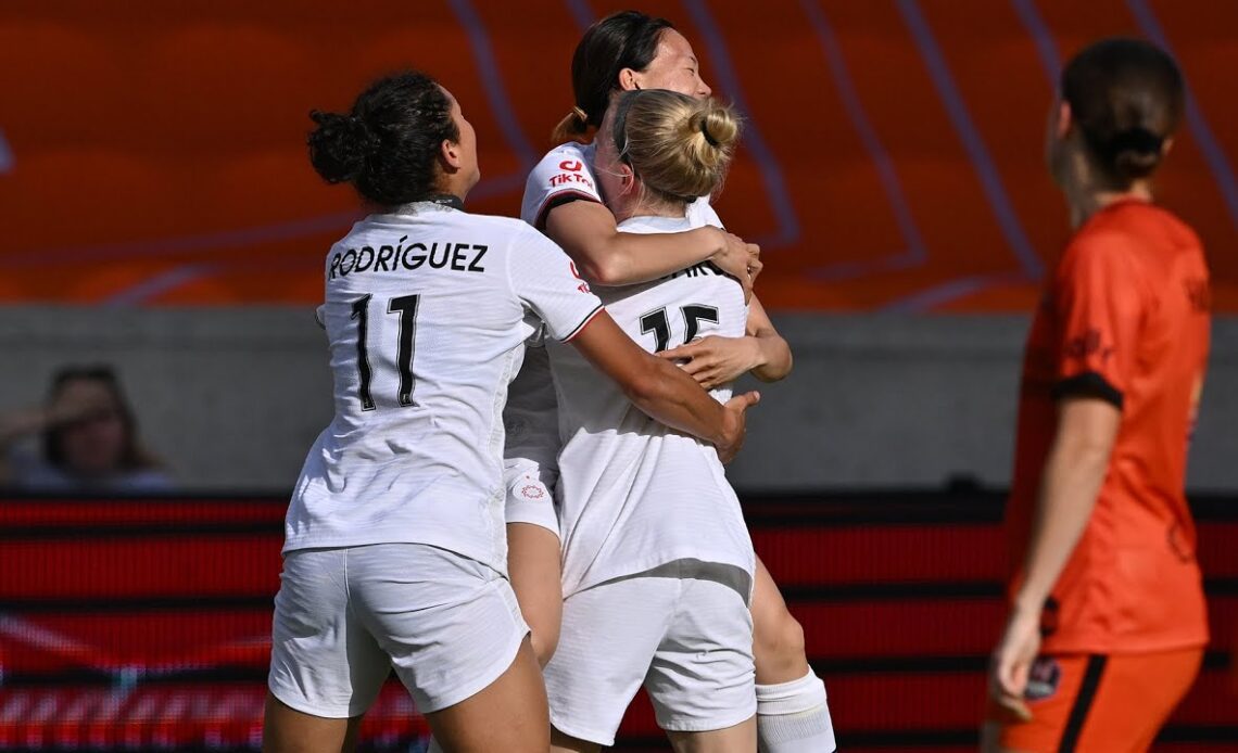 OWN GOAL | Hina Sugita sets up Houston own goal to give Portland lead in the first minute