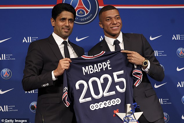 Kylian Mbappe snubbed Real Madrid and signed a new three-year contract at PSG last month