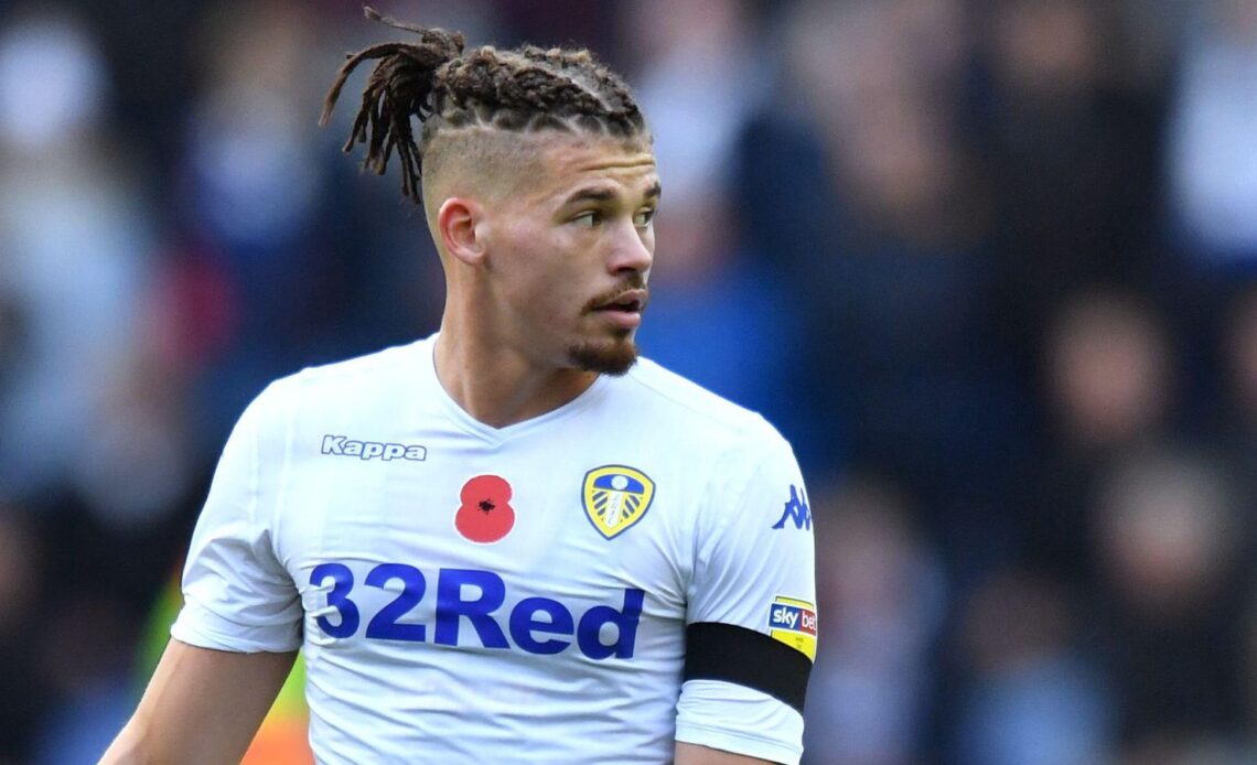 Liverpool-linked Kalvin Phillips looks at the ball