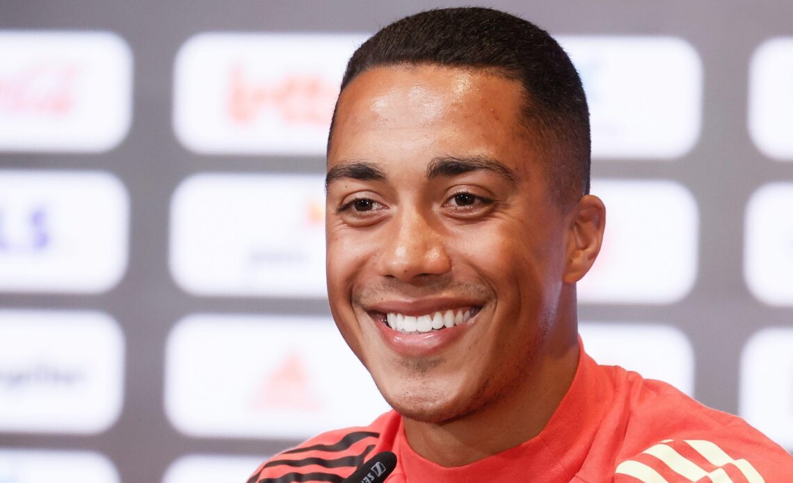 Arsenal target Youri Tielemans during a press conference