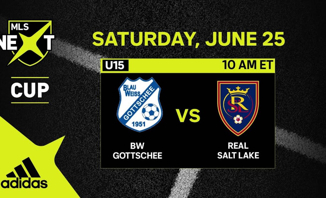 U15 MLS NEXT Cup: BW Gottschee vs. Real Salt Lake | June 25, 2022 | FULL GAME
