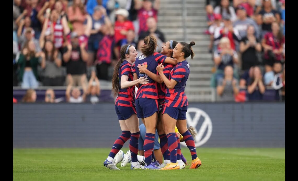 USWNT vs. Colombia: 1:00 Highlights – June 25, 2022