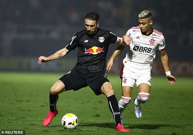 Leo Ortiz has played 164 games for Red Bull Bragantino since joing from Internacional in 2019