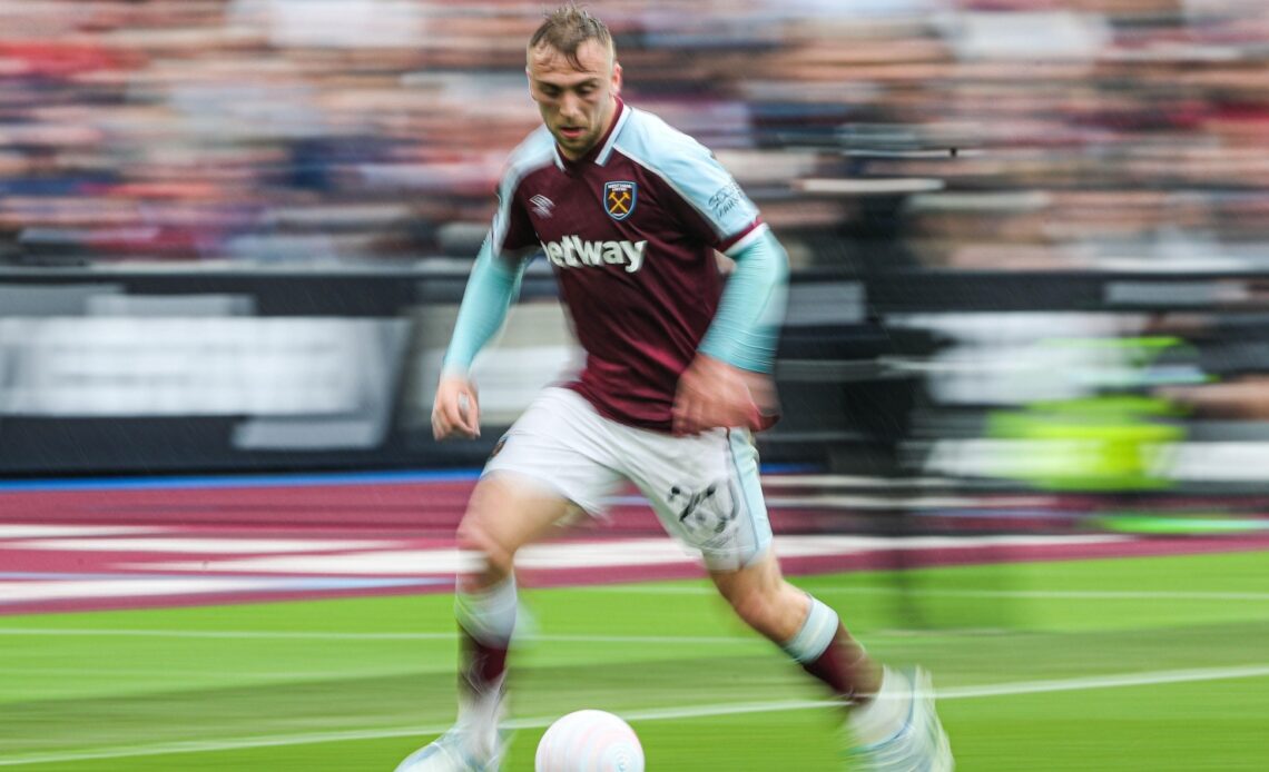 West Ham forward Jarrod Bowen during a match