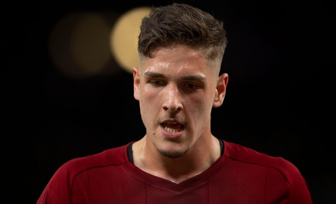 Nicolo Zaniolo during a match