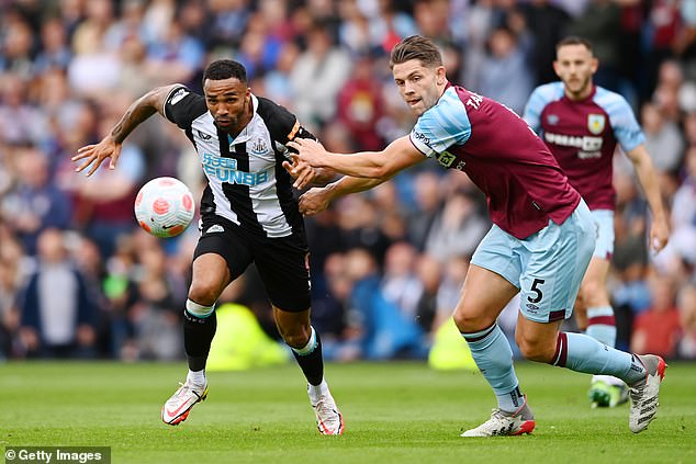 Tarkowski (right) spent six seasons at Burnley, who were relegated at the end of last season