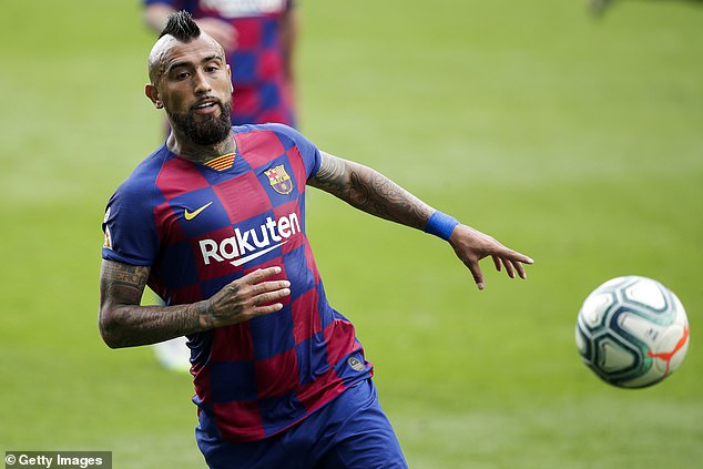 Vidal has played for a host of European giants during his career including Spain's Barcelona