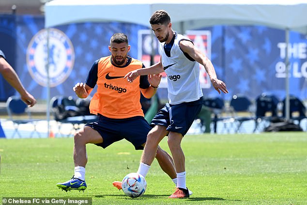 Chelsea are preparing to face Club America in a pre-season friendly on Sunday