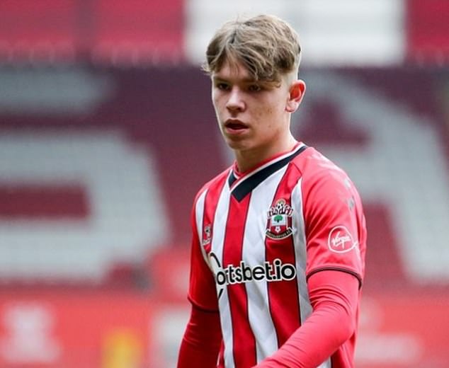 The club are also aiming to add attacking midfielder Tyler Dibling (above) from Southampton