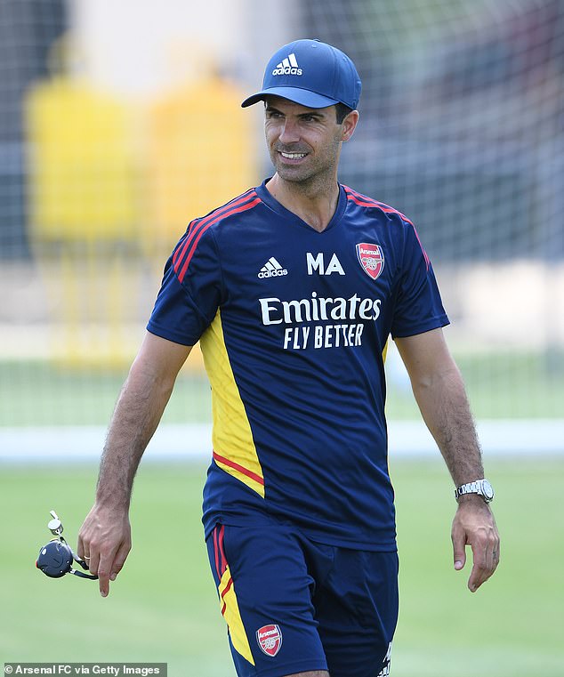 The 27-year-old has been playing second fiddle under Gunners boss Mikel Arteta (pictured)