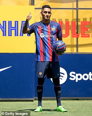 Raphinha has put pen to paper over a five-year deal at the Nou Camp