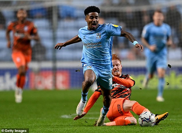 The Chelsea youngster scored three goals in 40 games from defence for Coventry last season
