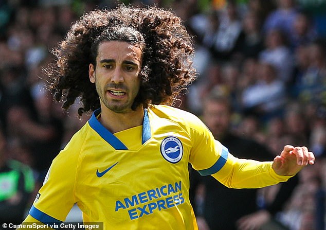 Manchester City's initial £30m offer for Olympian Cucurella was turned down by the Seagulls