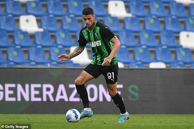 The 23-year-old Italian scored 16 goals in 36 Serie A games last season for Sassuolo