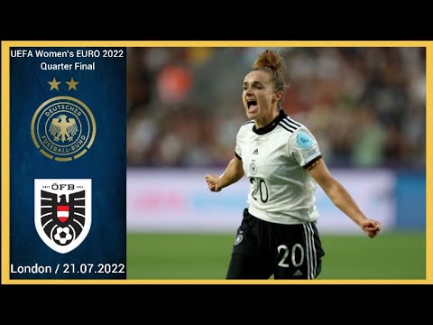 [2-0] | 21.07.2022 Germany vs Austria | UEFA Womens Euro 2022 Quarter Final