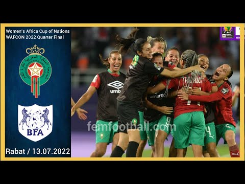 [2-1] | 13.07.2022 | Morocco vs Botswana |  Women Africa Cup of Nations WAFCON 2022 | Quarter Final