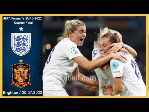 [2-1] | 20.07.2022 | England vs Spain | Inglaterra vs España | UEFA Womens Euro 2022 | Quarter Final