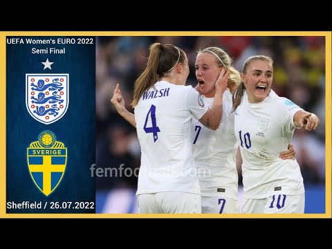 [4-0] | 26.07.2022 | England vs Sweden | Lionesses vs Sverige | UEFA Womens Euro 2022 Semi final