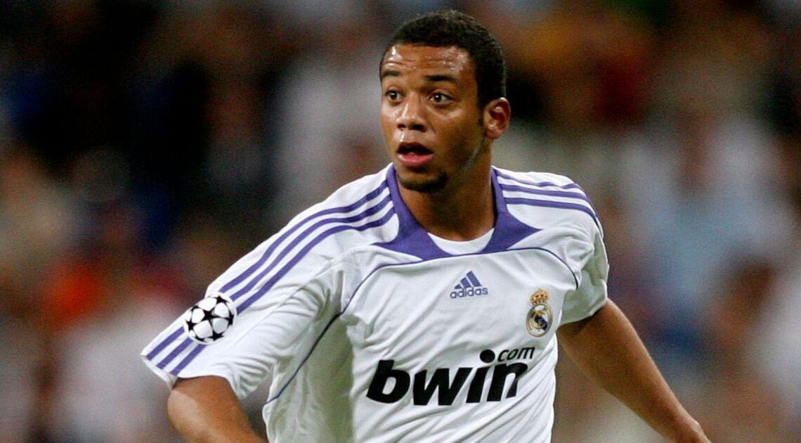 Marcelo in action for Real Madrid at the Santiago Bernabeu, Madrid, Spain. September 2007.