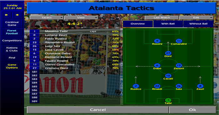 An ode to Atalanta on Champ Man 01/02, the most annoying team ever
