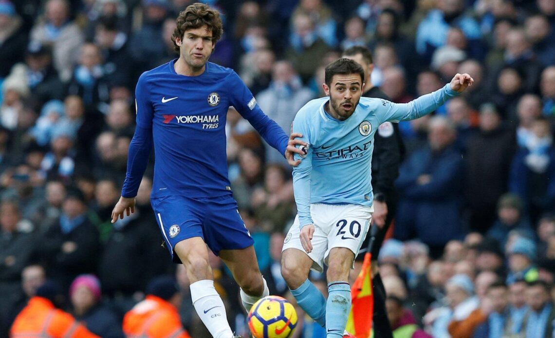 Reported Barcelona targets Bernardo Silva and Marcos Alonso in action