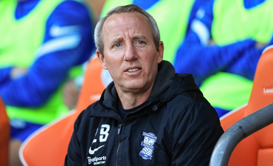 Ex-Birmingham City manager Lee Bowyer before a match