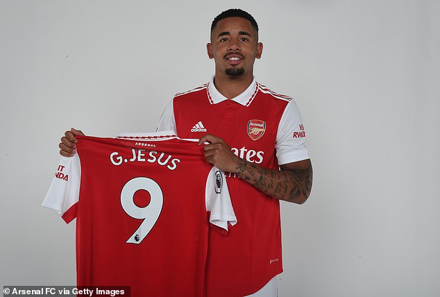 Gabriel Jesus has completed a £45million move from Manchester City to Arsenal