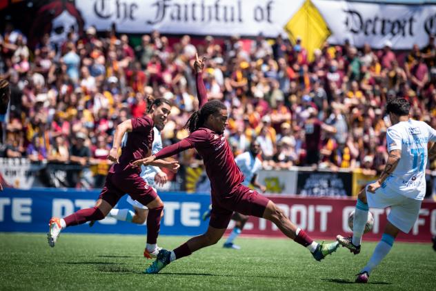 Detroit City FC in action at home