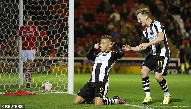Dwight Gayle was instrumental in ensuring Newcastle's return to the Premier League in 2017