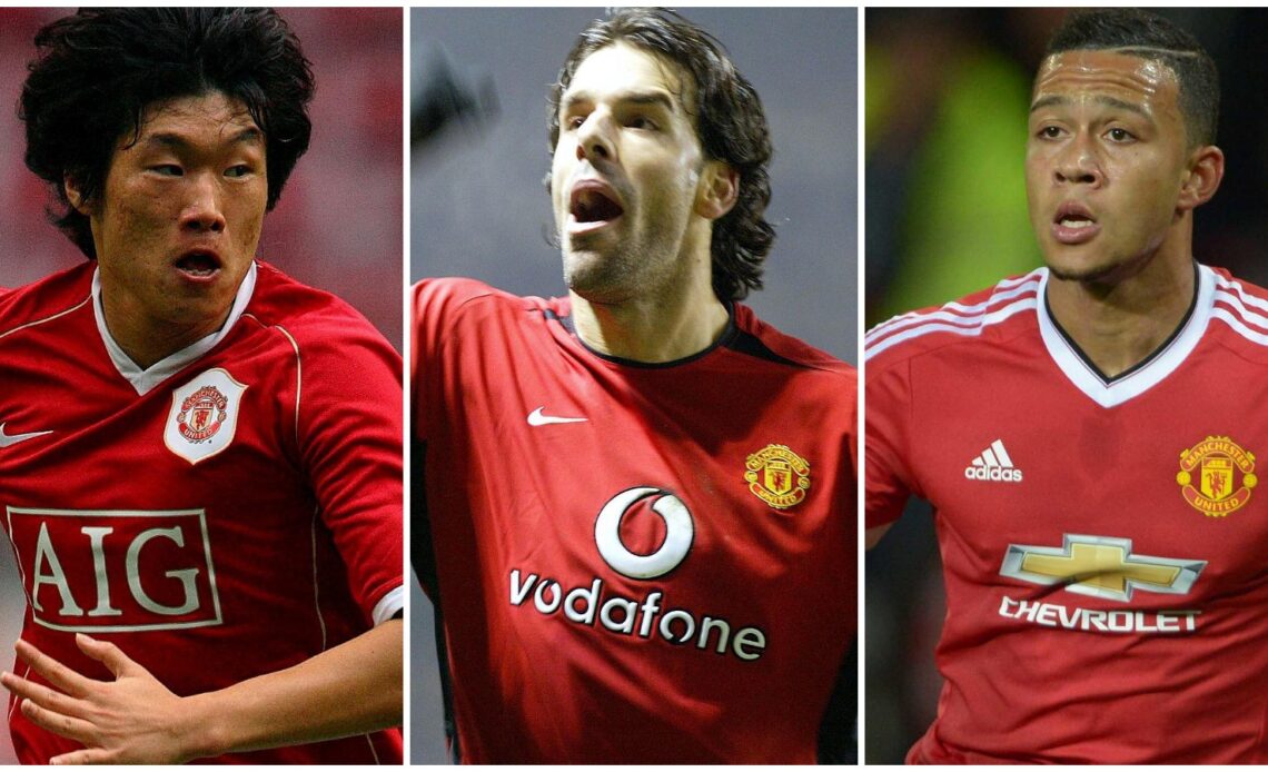 Park Ji-Sung, Memphis Depay and Ruud van Nistelrooy all joined Man Utd from Eredivisie.