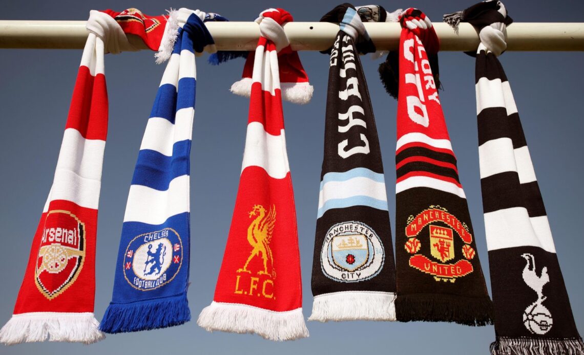 Premier League Big Six scarves