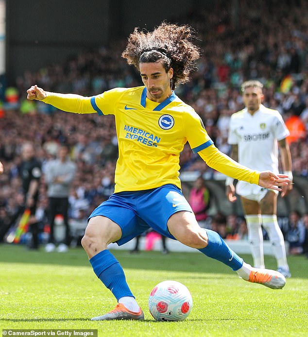 Brighton & Hove Albion rejected Manchester City's opening offer for full-back Marc Cucurella