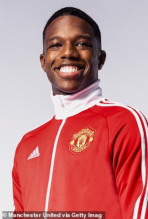 Manchester United's new signing Tyrell Malacia (above) has been congratulated on his arrival at the club for former Red Devils and Feyenoord favourite Robin van Persie