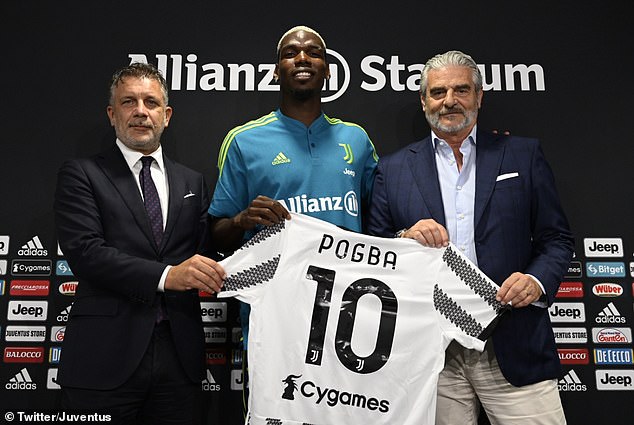 Paul Pogba was officially unveiled as a Juventus player for the second time on Tuesday