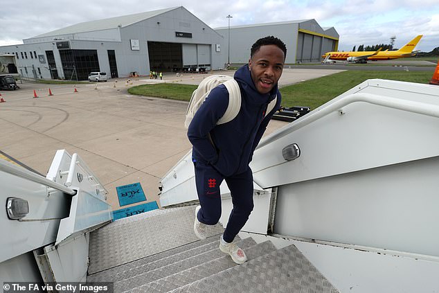 Raheem Sterling has flown out to Los Angeles to meet his soon-to-be Chelsea team-mates