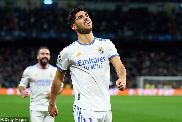 Marco Asensio played 235 times for Real Madrid and was part of five Champions League wins