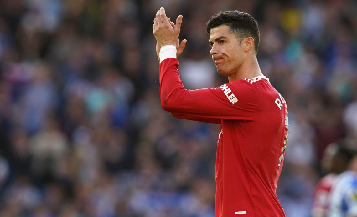 Cristiano Ronaldo applauds Manchester United fans