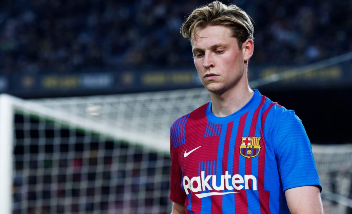 Frenkie De Jong in action for Barcelona.